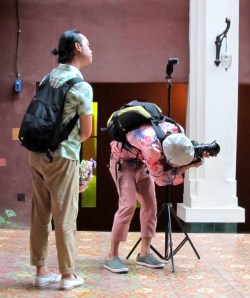 Photographer and assistant, Imm Fusion Hotel, Bangkok