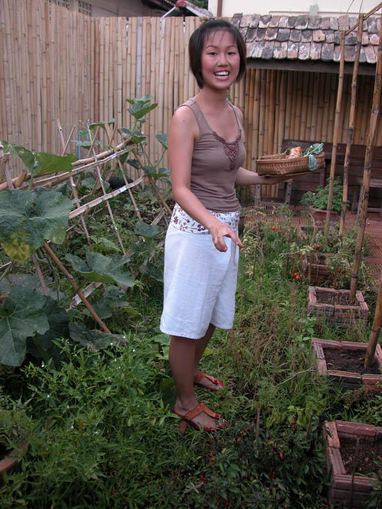 Our wonderful, bubbly cooking teacher.
