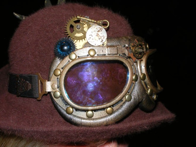 NEVER leave the house to go on an adventure without safety headwear and a decent pair of comenearascopes.