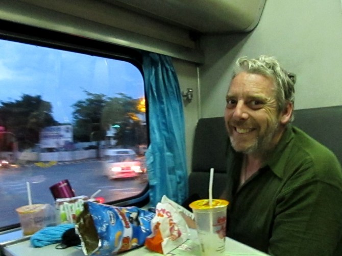 God forbid we should starve on the train!