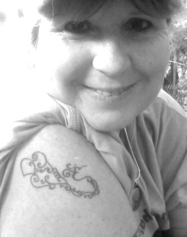 My first ever tattoo - had to be an elephant, right? Natch!