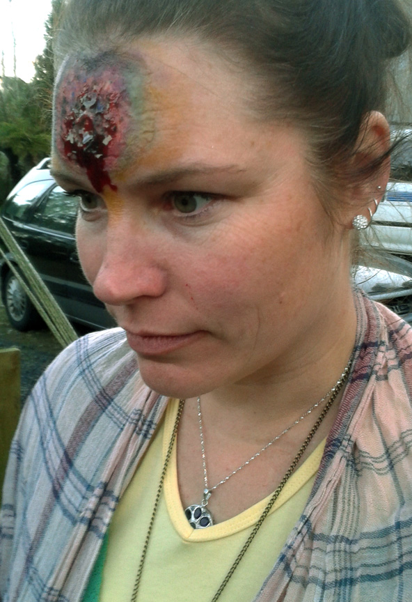 I think she was a bit surprised that I actually did it.