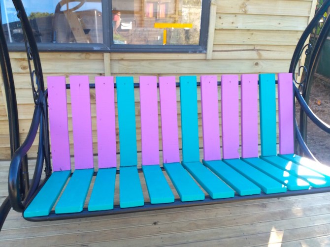 Touched up swingseat